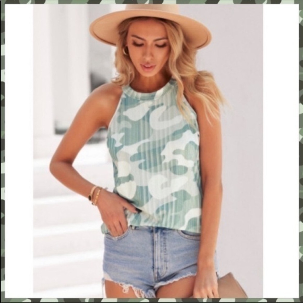 Camo tank top